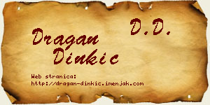 Dragan Dinkić vizit kartica